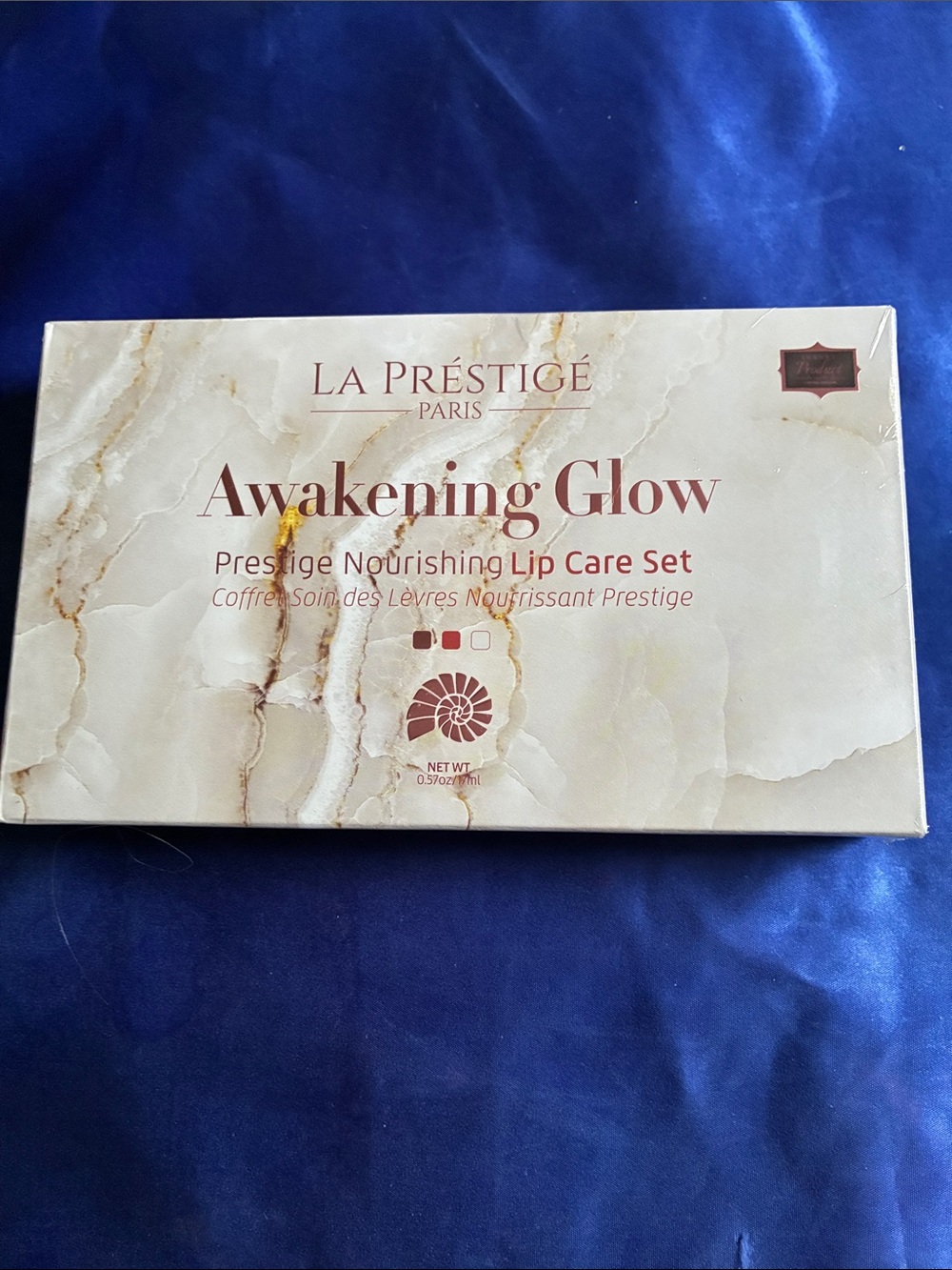 La Prestige Awakening Glow Nourishing Lip Care Set - Cream & Gold Palette